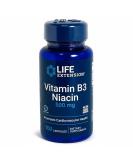 Life Extension Vitamin B3 Niacin 500mg - 100 Capsules for Energy & Metabolism - Buy Online on GoSupps.com