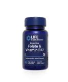 Life Extension BioActive Folate & Vitamin B12 - 90 Vegetarian Capsules for Optimal Health - Buy Online on GoSupps.com