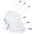 Urine Dranable Leg Bags 500ml Short Tube with Lever Tap x 5 Bags - Includes Leg Bag Straps
