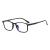 Suertree Blue Light Filter Distance Glasses Lightweight Nearsighted Glasses Fashion Myopia Glasses for Women Men Black -2.0 Diopter