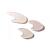 2 x gelx all gel toe separator - relieves pain of overlapping toes & wounds discreet & moisture donating - k.A. Medium (2nd-3r. / 3rd-4. TEE) M (2E-3E / 3E -4E orteils)
