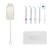Replacement Nozzles And Cleaning Brush With Box For h2ofloss Water Flosser, 5 Nozzles Per Set