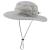 Connectyle Outdoor Mesh Sun Hat Wide Brim UV Sun Protection Hat Fishing Hiking Hat Grey