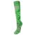 Girl's All Sport Team Athletic Performance Tie Dye Tube Socks Neon Green Shoe Size: 0-4