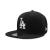 New Era Los Angeles Dodgers Adjustable 9Fifty MLB Straight Brim Baseball Cap 950 One Size Black/White