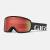 Giro Cruz Ski Goggles - Snowboard Goggles for Men, Women & Youth - Anti-Fog - OTG Black Wordmark Amber Scarlet