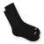 Ecosox Bamboo Viscose Diabetic Non-Binding Crew Socks for Men & Women | Soft Dry Improves Circulation Large Black