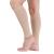 Lin Performance Medical Calf Compression Sleeve for Women and Men 20-30 mmHg Lightweight Footless Socks for Nurses Pregnant Travel and Flight Varicose Veins Post Surgery Recovery Edema Beige Medium