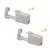 KISEER Ear Piercing Gun, 2 Pcs Disposable Sterile Ear Nose Piercing Kit Safety Tool With Ear Stud Piercing Kit (Gold)