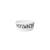 Design Letters Melamine Bowl Dish Small Bowl BPA-Free - Diameter: 11cm. (White) One size White