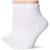 Hanes Ultimate Women's 6-Pack Comfort Toe Seamed Ankle Socks Shoe Size: 5-9 White