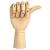 Wood Artist Drawing Manikin Articulated Mannequin with Wooden Flexible Fingers 10" Right Hand (10 inches-Right Hand)