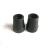Harvy 1/2" Heavy Duty Black Rubber Replacement Cane Tip. (2 Pack) 