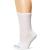 MediPeds PEDS Women's Diabetic Crew Socks with Non-Binding Top and Cushion Sole 4 Pairs Men's 6-9/ Women's 7-10 White