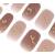 Danni & Toni half-hardened gel nail foils (flying clouds) Earth colors yellow-brown gold glitter glossy UV gel nail foil nail tick nail design nail foil self-adhesive wraps 28 sticker flying clouds-de