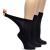 Hugh Ugoli Women's Bamboo Loose Fit Diabetic Crew Socks Soft Wide & Stretchy with Seamless Toe & Non-Binding Top 3 Pairs 6-9 01- Black (3 Pairs)