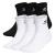 adidas Originals Trefoil Quarter Socks (6-Pair) Medium White/Black