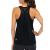 ICTIVE Workout Tops for Women Loose fit Racerback Tank Tops for Women Mesh Backless Muscle Tank Running Tank Tops Large Black