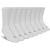 Doctor's Choice Diabetic Socks for Men Seamless Socks with Non Binding Top 4 Pairs Large 9-12 & X-Large 13-15 White/Crew Large (4 Pair)