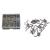 Clamp sleeve set in a practical box with approx. 100 crimp sleeves (sizes: 0.4 mm - 2.5 mm inner diameter) + free Petri Heil! sticker