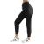 AJISAI Women's Joggers Pants Drawstring Running Sweatpants with Pockets Lounge Wear Black Medium