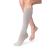 JOBST  FarrowHybrid ADIW 20-30 mmHg Knee High Wide Foot Compression Liner Taupe / Large / Closed Toe