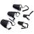 ewinever Dog Muzzles To Prevent Biting 5 PCS Different Sizes for Small Medium And Large Breathable Dog Muzzle with Adjustable Strap Black