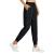 Libin Women's Cargo Joggers Lightweight Quick Dry Hiking Pants Athletic Workout Lounge Casual Outdoor Black Medium