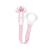 MAM Clip & Cover pacifier chain - pink rose 1 piece (1 pack)