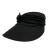 Sun Hat Women Sun Beach Visor Cap UV Protection with Wide Brim for Sports Beach Golf Hiking Black