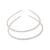 Aysekone 2 Pack Simple Design Imitation Pearl Headband Lady Full Pearl Bead Fashion Stylish Headband Wedding Party Bridal Hair Hoop