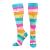 MadSportsStuff Rainbow Sprinkles Socks Over the Calf Length Rainbow Small