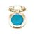 Milani Bella Eyes Gel Powder Eyeshadow  Bella Teal  0.05 Ounce