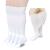 VEIGIKE Diabetic Edema Socks  Extra Wide Lymphedema Socks Walking boot sock  Bariatric Cast Sock for Men Women  2 Pairs(white)  One Size