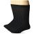 Dr. Scholl's Men's Diabetes & Circulator Socks - 4 & 6 Pair Packs - Non-binding Comfort and Moisture Management 13-15 Black