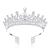 AOPRIE 1980s Tiaras and Crowns for Women Silver Princess Tiara for Little Girls Crystal Crowns and Tiaras Hair Accessories for Wedding Prom Bridal Birthday Party Halloween Costume Christmas Gifts