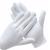 COYAHO 12 Pairs White Cotton Gloves for Inspection Photo Jewelry Serving Costume Women Men Dry Hands Eczema Moisturizing SPA