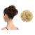 BARSDAR 100% real hair hair part hair tie curled messy dutt extensions real hair hair part hair tendrils upd hairstyles messy hair extension for women girls 613# light blonde.1 PCs - 27 g 613# light blonde