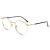 Firmoo Blue Light Blocking Reading Glasses 2.0 Women Men Gold Round Metal Frame Reading Computer Glasses Anti Glare Eyestrain Light Tinted Blue Light Glasses with Magnification Gold 2.0 x