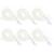 6 Rolls PE Micropore Medical Tape Roll for Individual Eyelash Extensions,1/2'' x 10 Yards - Individual Package (Transparent)