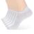 ATBITER Ankle Socks Women's Thin Athletic Running Low Cut No Show Socks With Tab 6-Pairs 6 Pairs-white 6-9