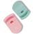 2 Pieces Mini Eyelash Curlers Portable Lash Curlers Travel Plastic Eyelash Curlers Eyelash Curlers With Replacement Pads Fits All Eye Shapes No Pinching Or Pulling(Pink  Green)