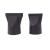 2PCS(Not Universal) Black Plastic Salon Hair Dryer Nozzle Replacement Narrow Concentrator Replacement Blow Flat Hair Drying Nozzle Special for Diameter 4.5cm