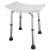 Ez2care Adjustable Lightweight Shower Bench, Bathtub Stool, White, 12.5 to 18 inch 18 Inch (Pack of 1)