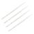 Milist dental brushes 1100 pieces dental toothpick double-ended toothpick plastic toothpick interdental brush teeth cleaning tool for men women adults (white)