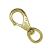 Scuba Choice 3.5" Brass Swivel Eye Snap Hook Clip #2, 12.9mm Opening