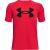 Under Armour Boys' Tech Big Logo Short Sleeve T-Shirt Red (600)/Black Medium