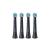 Oral-B iO Ultimate Clean Electric Toothbrush Head, Twisted & Angled Bristles for Deeper Plaque Removal, Pack of 4, Black 4 Count (Pack of 1)