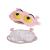 Cute 3D Frog Eye Sleep Mask Funny Cute Frog Eye Blindfold Cover for Children Adult Soft Eyeshade Sleeping Mask for Plane Travel Yoga Office Snap (Pink)