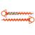 Orange Screw: The Ultimate Ground Anchor | Large 2 Pack Tent Stakes | Made in USA (Orange)